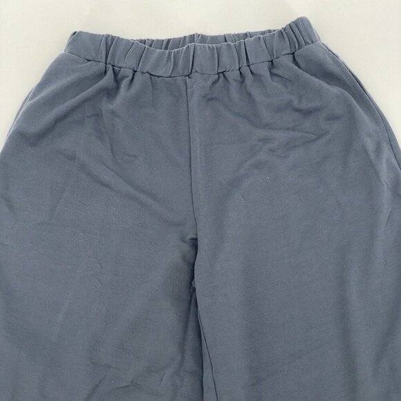 Area Stars Size M Wide Leg Pull On Pant in Grey Elastic Waist Loungewear NWT - Picture 7 of 12